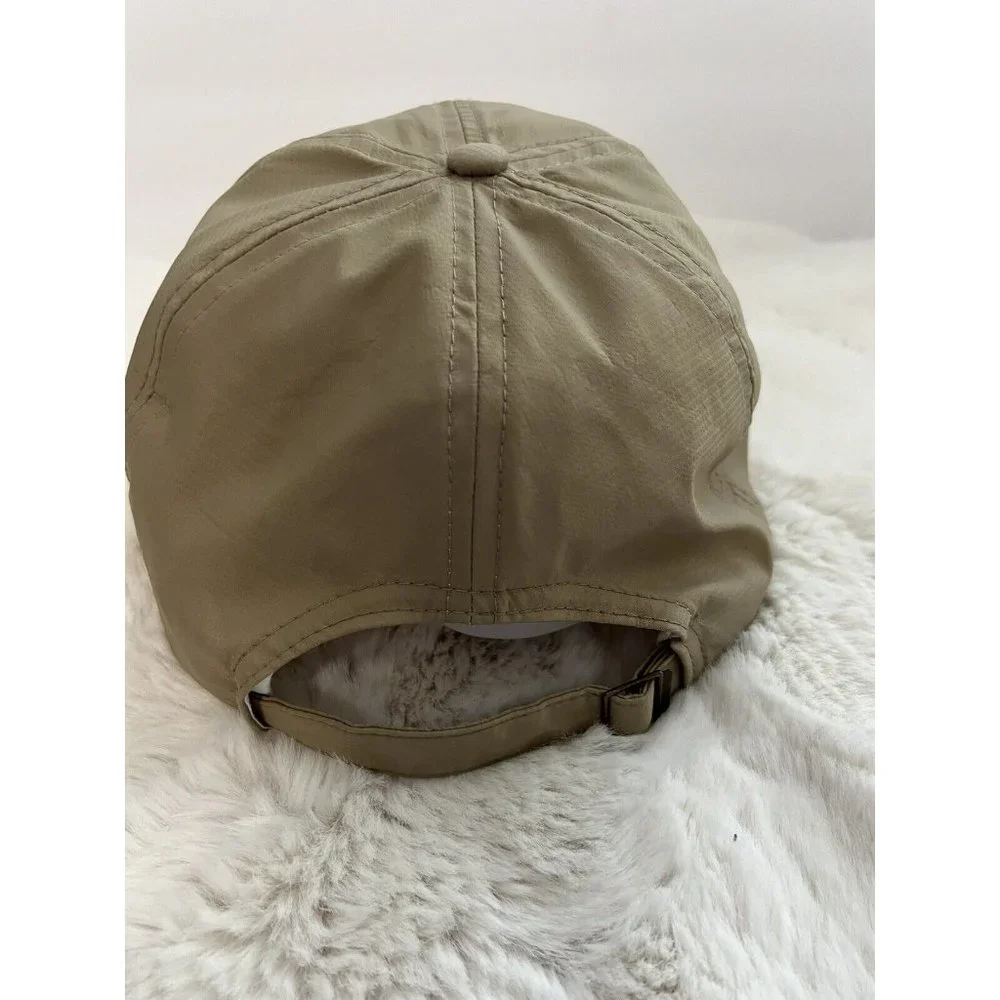 Outfly Hat Tan Folding Foldable Packable Bill Lightweight Vented Fishing